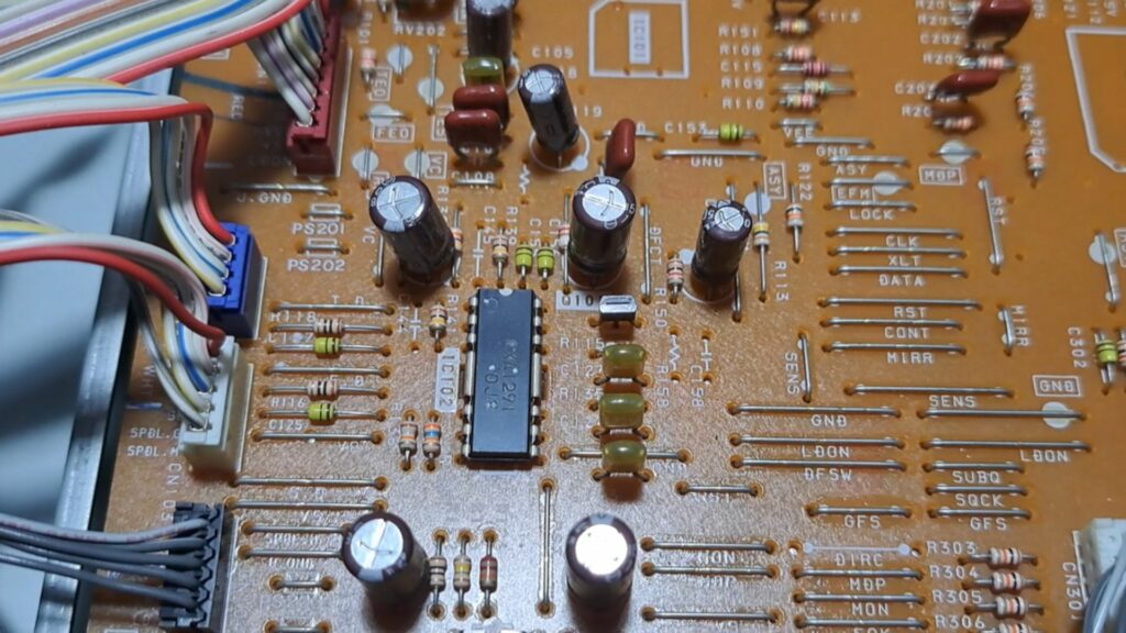 Condensadores do Leitor de CD Sony CDP-990