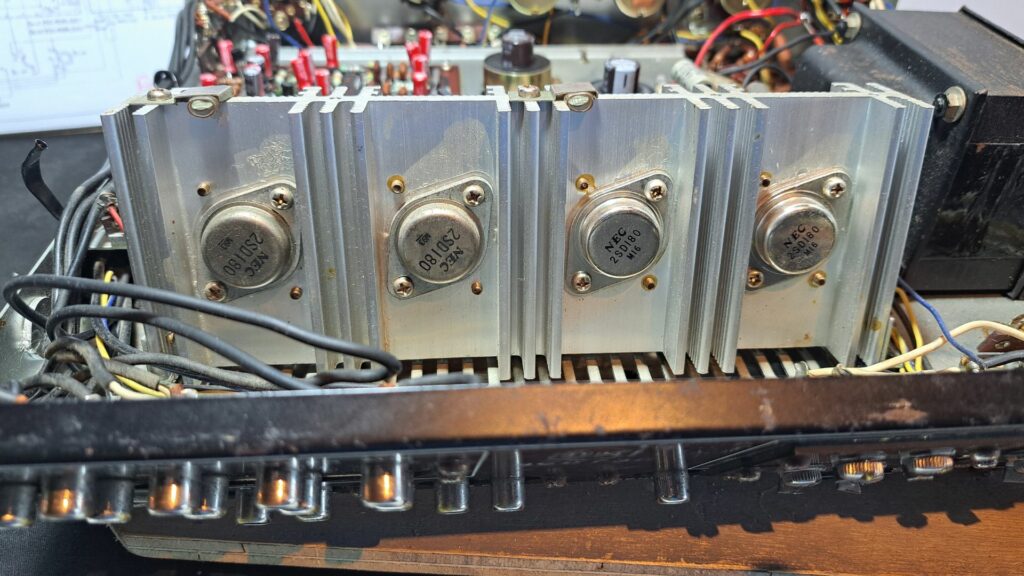 Andar de potência do Amplificador Kenwood KA-2500