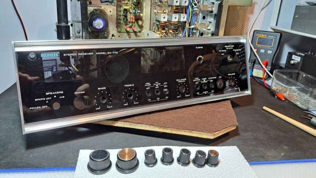 Limpeza dos botões do Recetor Pioneer SX-770