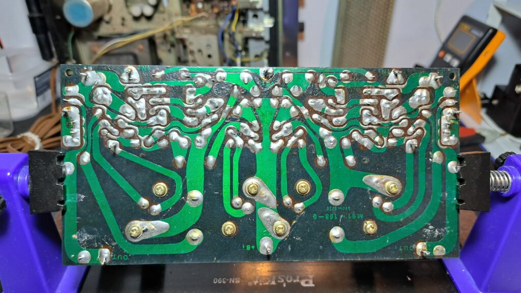Placa de amplificação de potência do Recetor Pioneer SX-770