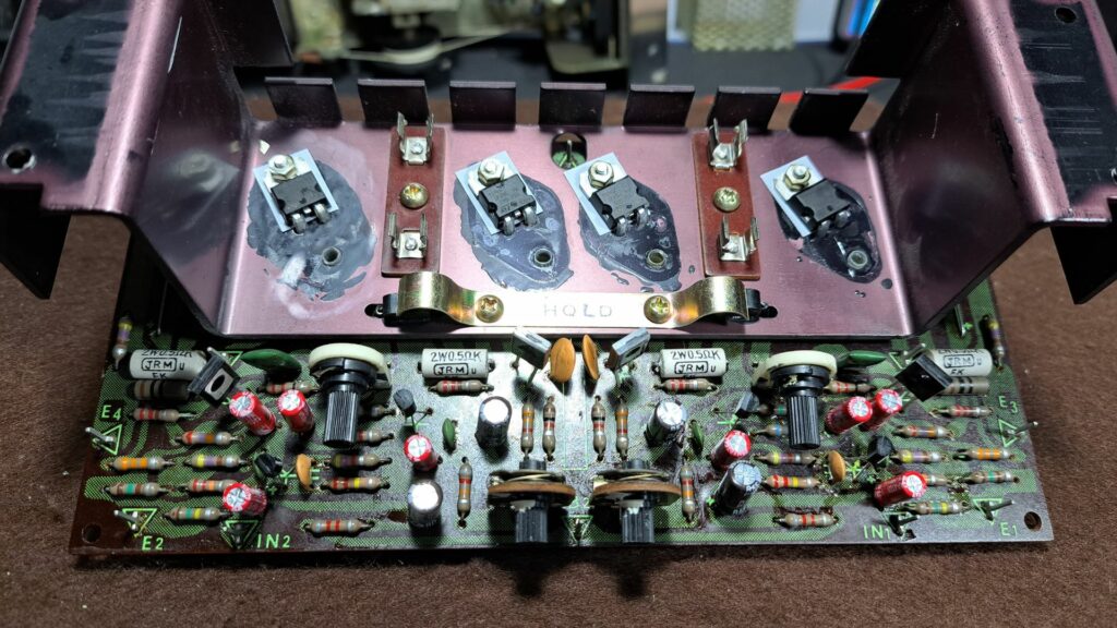 Placa de amplificação de potência do Recetor Pioneer SX-770