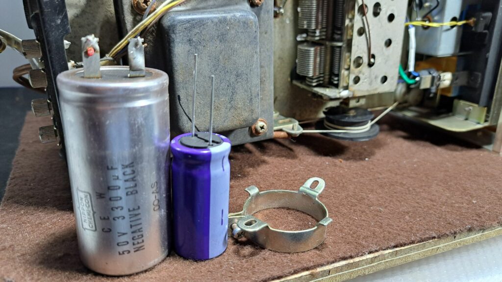 Condensador de filtragem do Recetor Pioneer SX-770