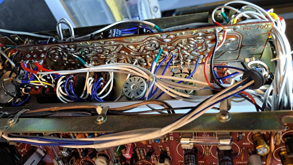 Placa de tom do Amplificador Luxman 700X