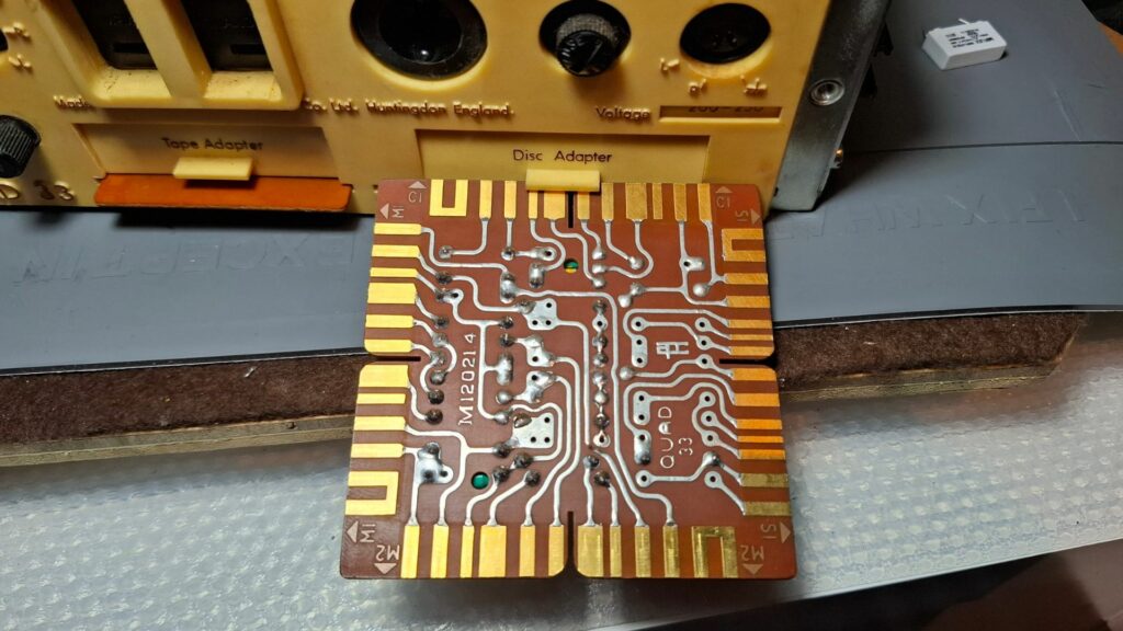 Placa de entrada phono do Pré-amplificador Quad 33