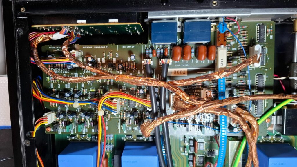 Cabos de ligação do Pré-amplificador Sony Esprit TA-E901